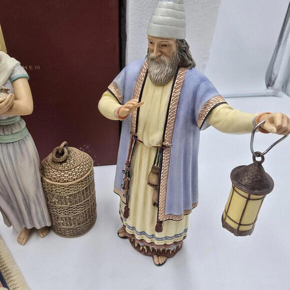 Lenox Miracle in Bethlehem The Townspeople Set of 3 With Box‎ - Picture 4 of 15